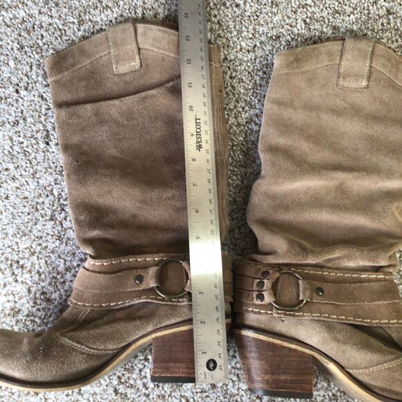 Steve Madden leather boots size 8 P-Diablo - Picture 13 of 14